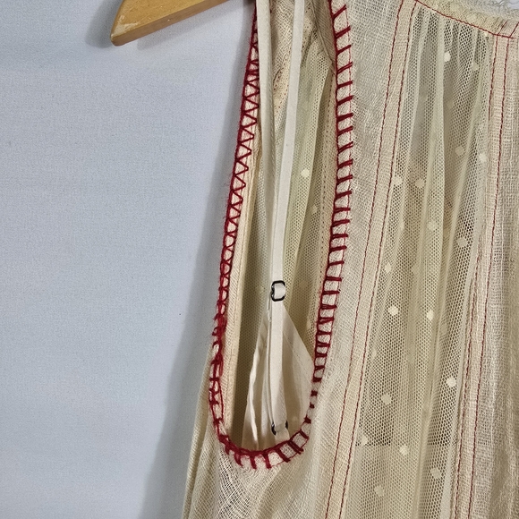 Boho Jane Cream Tassel Maxi Dress Size S - Picture 16 of 16